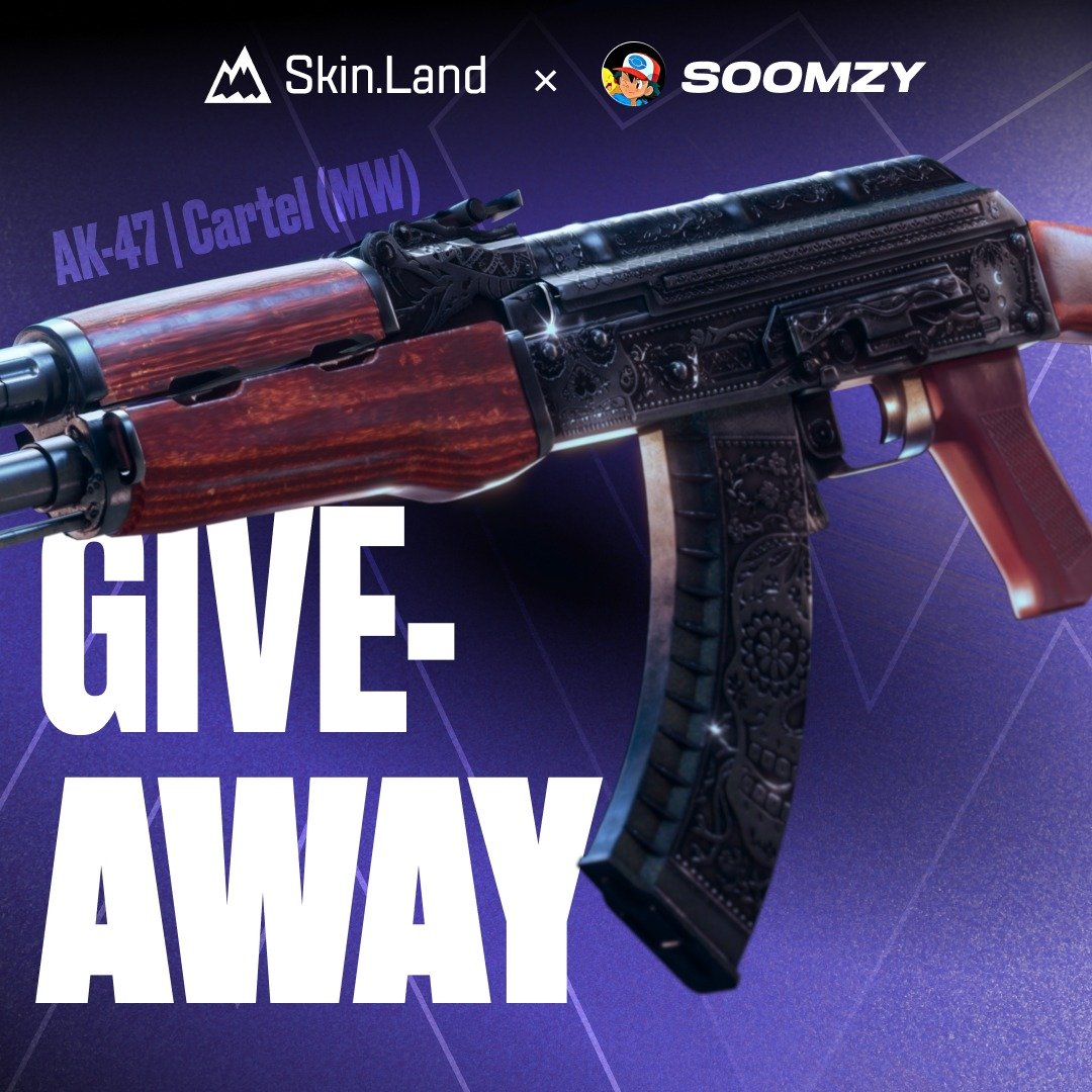 Soomzyy's tweet photo. 🎁 AK-47 | Cartel MW ($27)

✅ Follow Me &amp; @SkinLand_market 
✅ Retweet
✅ Tag a Friend

⏰ Rolling in 7 Days! https://t.co/M79TMA7r5g