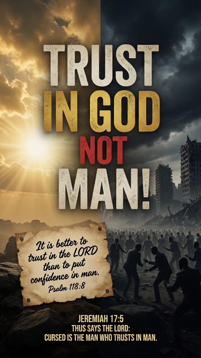 ByHisGrace's tweet photo. @MahyarTousi Trust in God not man! https://t.co/HHaUAGIguc