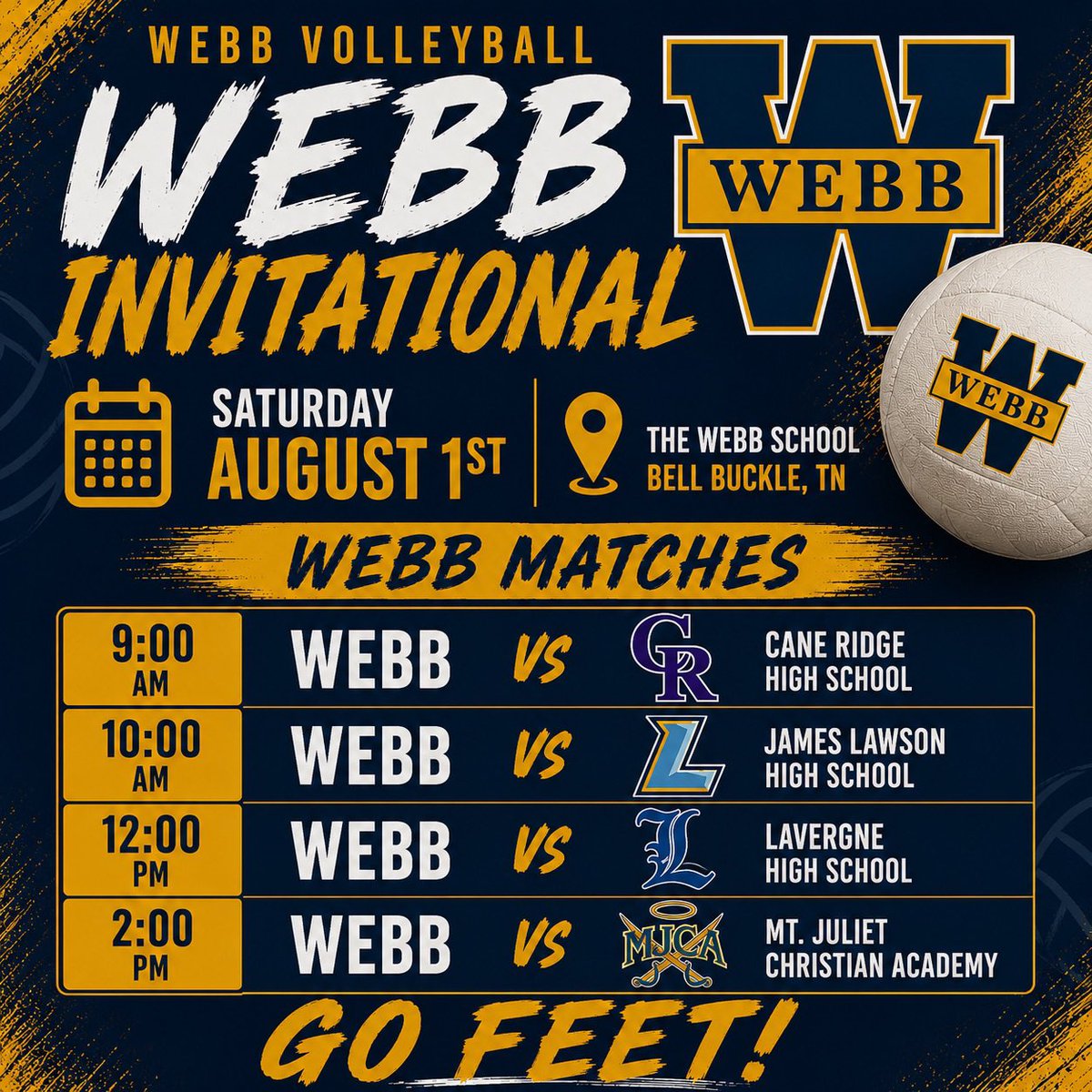 CoachStejVB's tweet photo. Went 3-1 at our 6th Annual Webb Invitational this weekend. Our girls showed so much grit and determination defeating Cane Ridge, LaVergne and Mt Juliet Christian and left it all on the court against a very talented James Lawson. We played four matches against strong competition https://t.co/gNXbCtn1ou