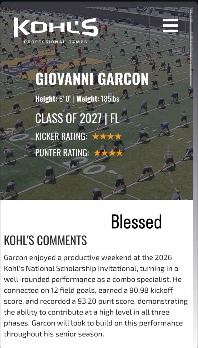 OHSKnightsFB's tweet photo. DUNGEON FAMILY:
Congratulations GIO!
GO KNIGHTS/ FIGHT ON!!! https://t.co/iFXinCoiIS
