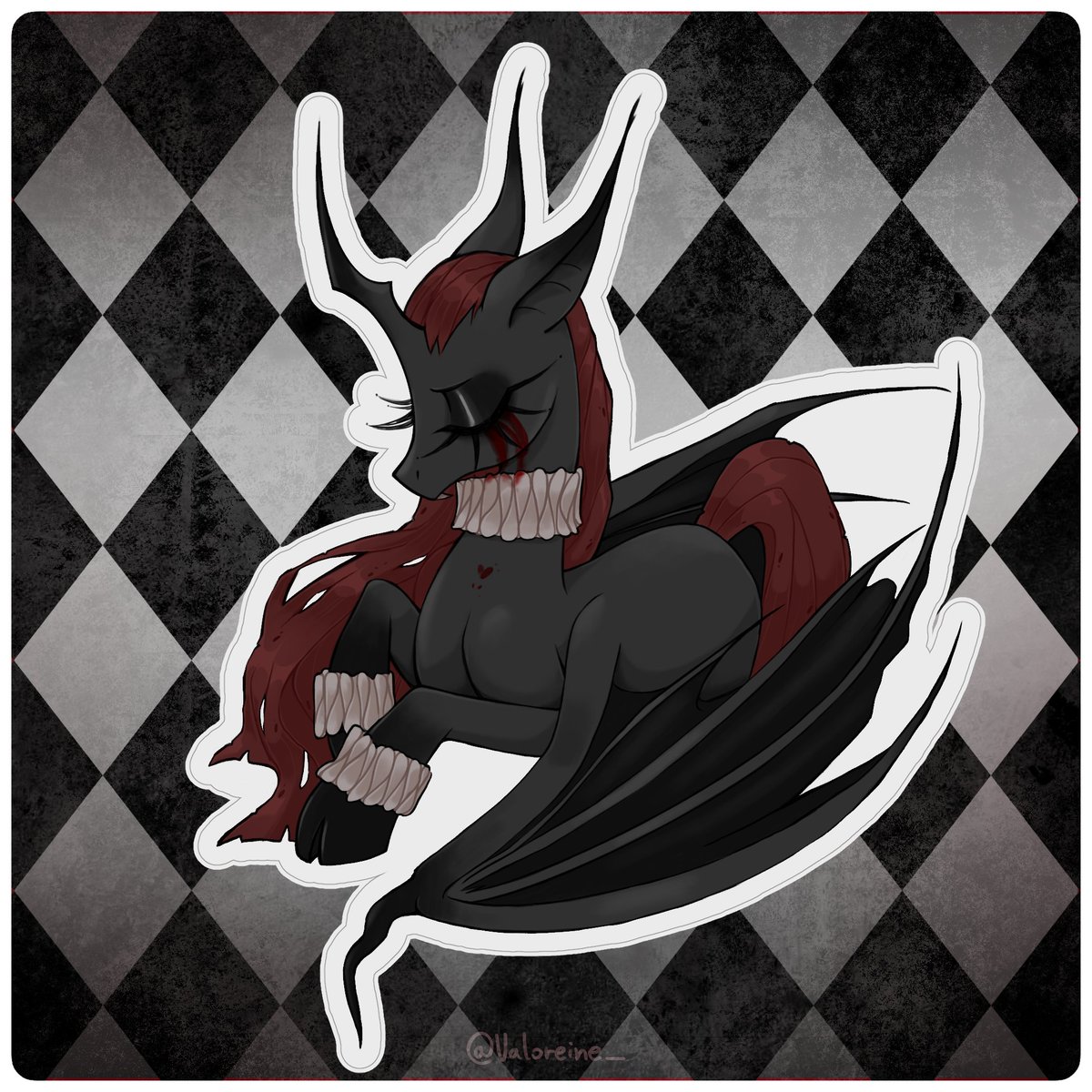 Valoreine_'s tweet photo. My last attack for artfight 2026!
Haunted Harlequin owned by @_the_harlequin ❤

#artfight #artfight2026 #teammystery https://t.co/lkTZHvoate