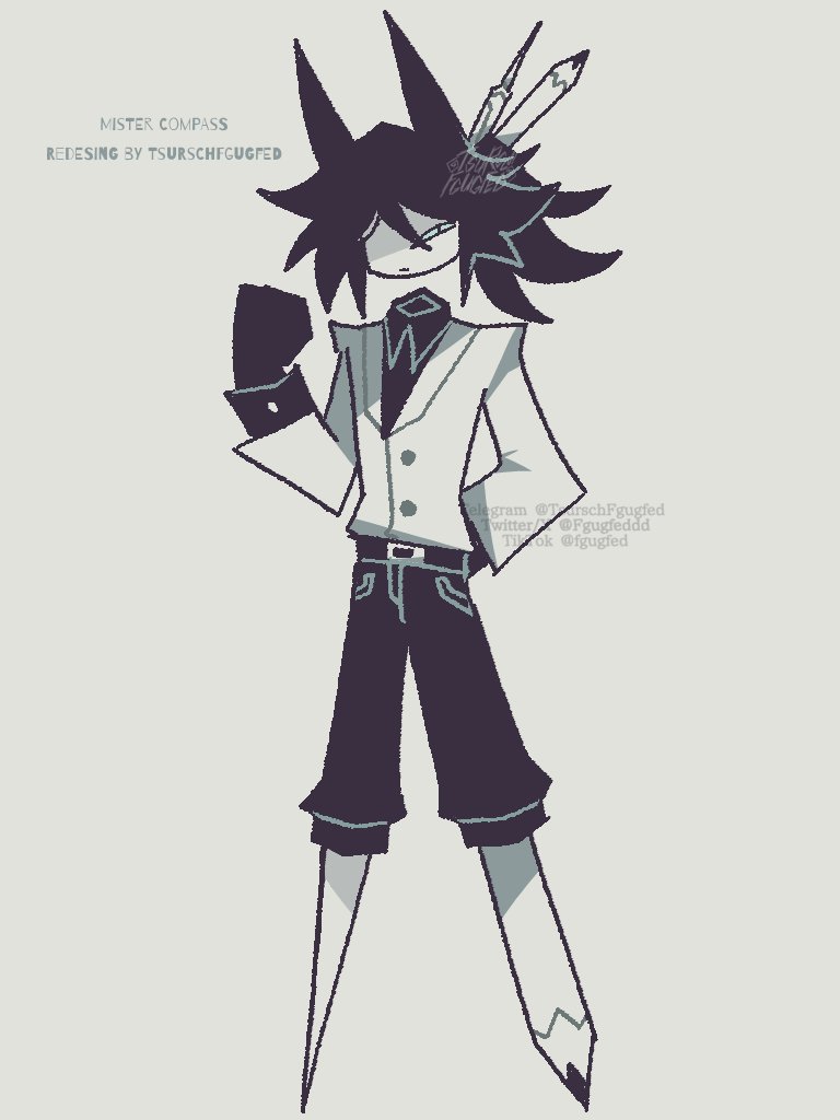 Fgugfeddd's tweet photo. Here’s my redesign of Mr Compass, because, imho he’s the only bad design by Katie
he looks way too much like Circle, even though they aren't related.
If you want to use it anywhere, please credit me! :D
#art #fanart #redesing #fundamentalpapereducation #fpe #MisterCompass https://t.co/DyHSmL85TF