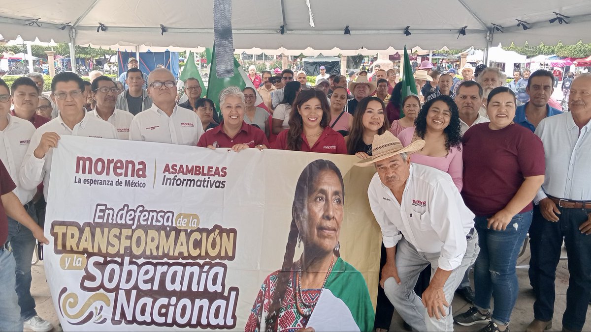 A_MontielR's tweet photo. La Transformación se fortalece cuando el pueblo se organiza. Sigamos construyendo un movimiento cada vez más fuerte y cercano a la gente. 🇲🇽

#PorLaDefensaDeLaSoberanía
#HumanismoMexicano
#PrimeroLosPobres https://t.co/Qi4spXyuMP
