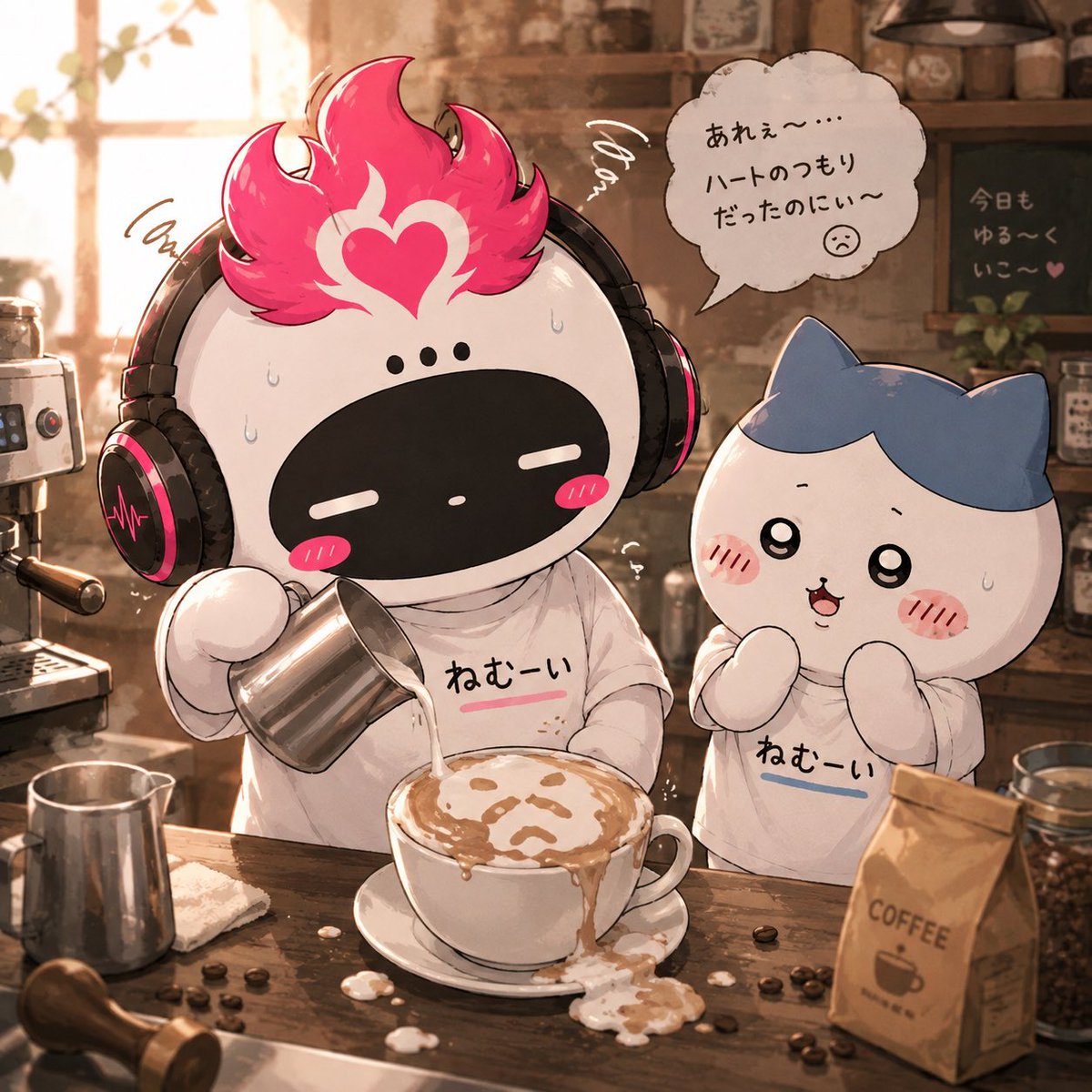 noiz_pulse's tweet photo. おはよー(  ¯꒳​¯ )ᐝ

眠いね、、

月曜日来てしまった😴😴

コーヒーでも飲んでゆっくり…

できねーーー！꜀(.௰. ꜆)꜄

仕事！！皆さん頑張りまっしょい✨️ https://t.co/BSuoCh1KpR
