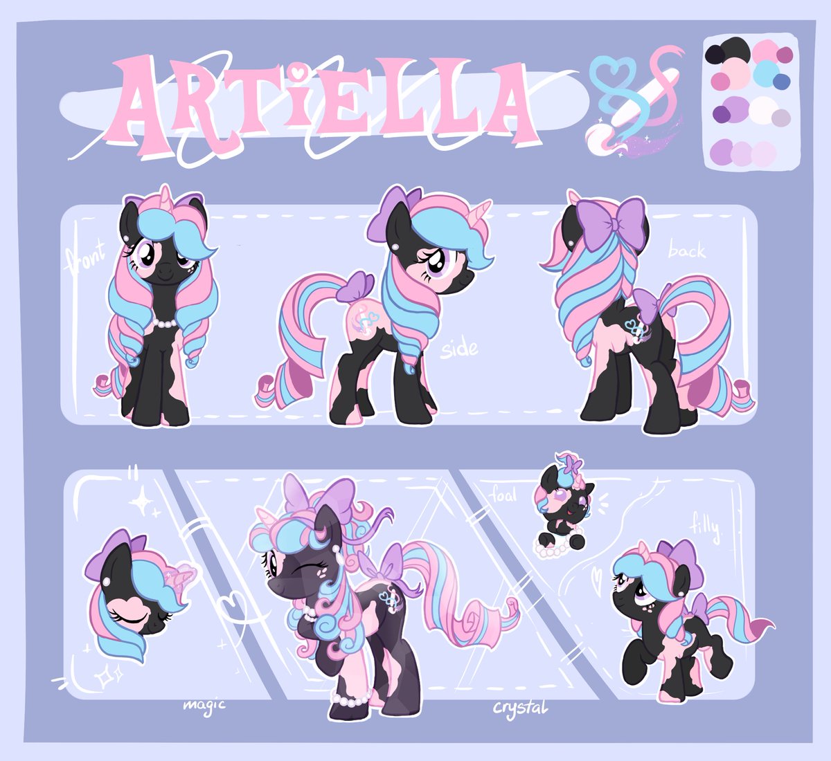 waterskyla_'s tweet photo. @Black_Sloth_01 Plopping my girl here, super cute silly style 💖 https://t.co/CnlGSqAxOa