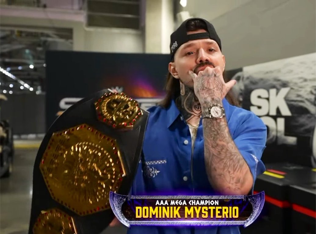 annie_c02's tweet photo. @TripleH @espn @netflix your WINNER dirty Dominik Mysterio!!! 😏🫰🏼

@DomMysterio35 | #KOTL https://t.co/KNTtT8vl7S