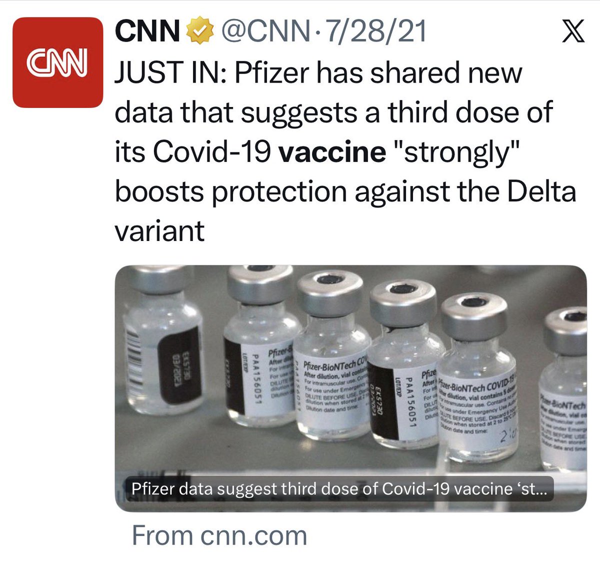 MaryBowdenMD's tweet photo. Everyone go to @CNN’s timeline and search “mask” and “vaccine” to see all the dangerous misinformation they spread during the pandemic. https://t.co/75pkZtQfMR