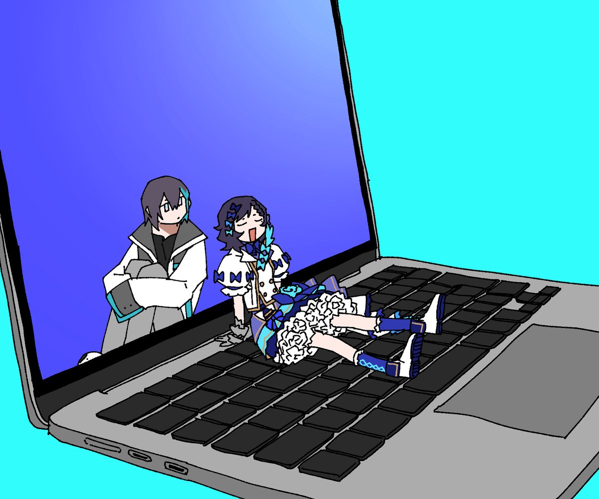 yuniyuniccc13's tweet photo. あっちとこっち
#きょうのまゆずみ  #灰画 https://t.co/vu0nc3ZNCb