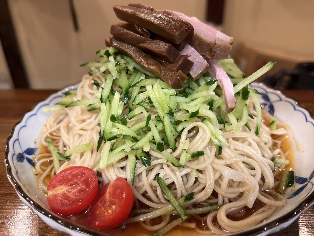 🎐夏季限定 ▶︎奈つやの冷やし中華 ▶︎冷やし中華RED （食券は+赤