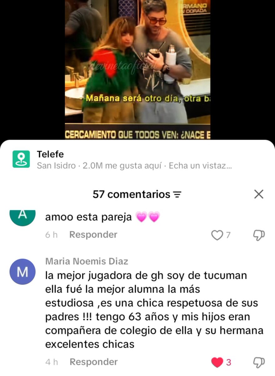 AaronA25543545's tweet photo. Encontré éste comentario y me dió ternura, gente que la conoce de la vida y tiene recuerdos amables de Ella.  Sol es una persona increíble, gran mujer ! 

CAMPANITA AL 9009
#granhermano https://t.co/iZK1W80rxd