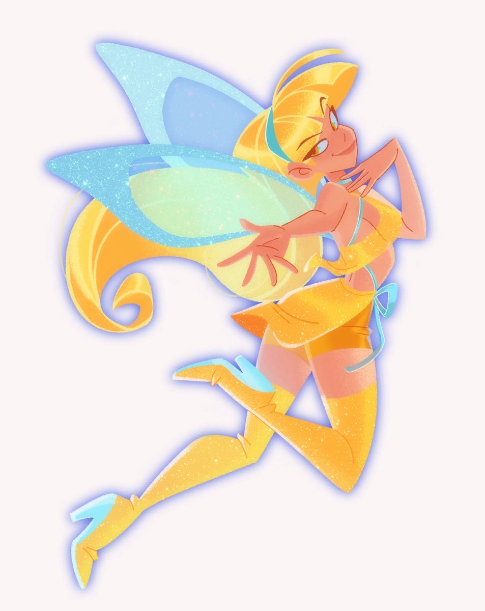 purplspun's tweet photo. This will be the final drawing in the series, without Bloom, Aisha, or Tecna, but I just don't see the point anymore

#winxclub #stella https://t.co/66E209YKcu