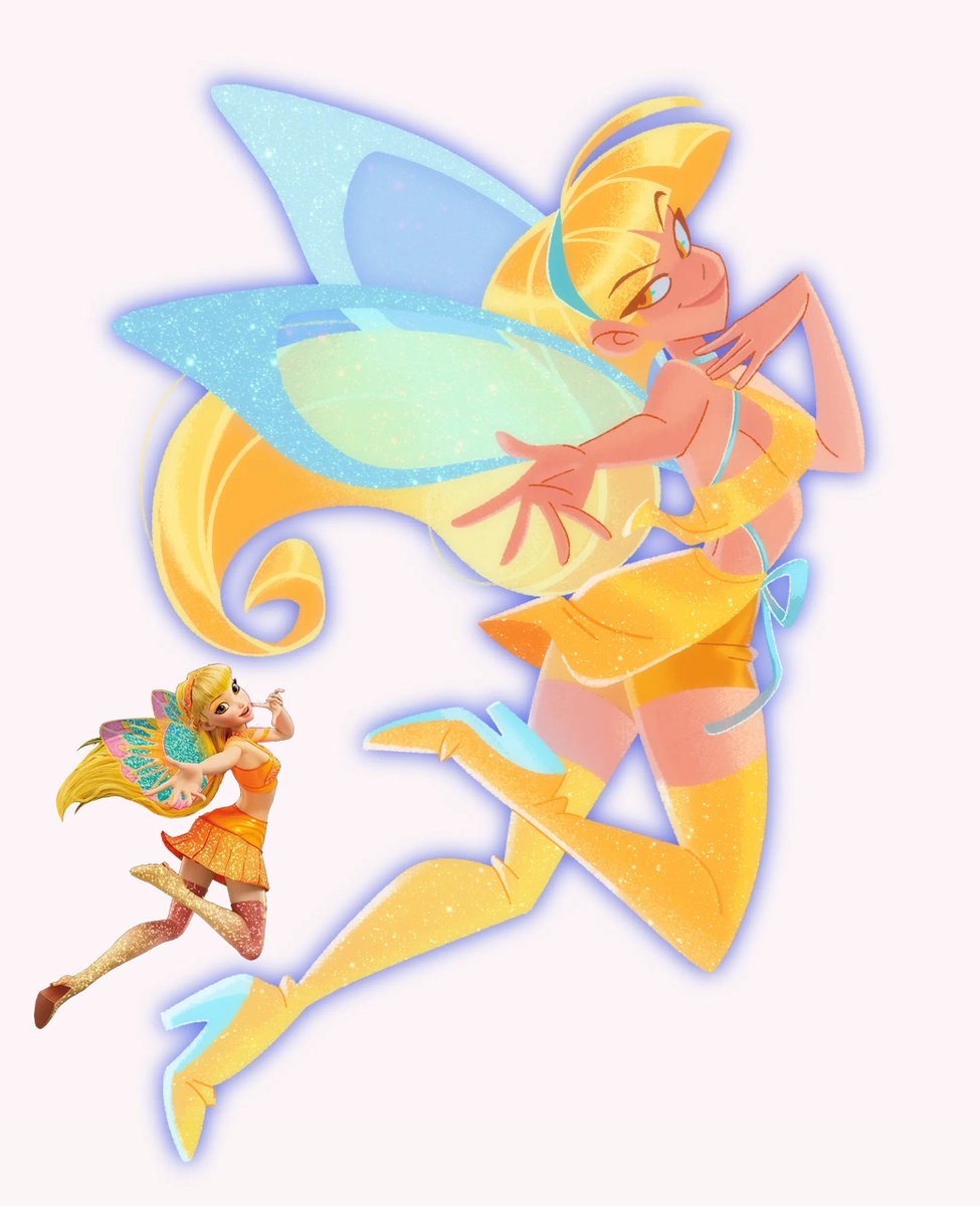 purplspun's tweet photo. This will be the final drawing in the series, without Bloom, Aisha, or Tecna, but I just don't see the point anymore

#winxclub #stella https://t.co/66E209YKcu
