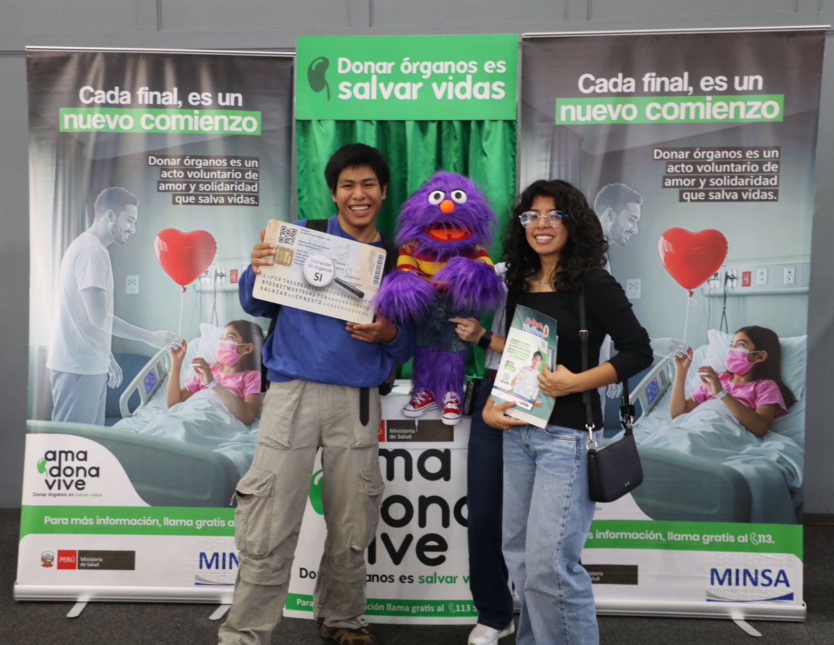 Minsa_Peru's tweet photo. ¡Minsa te espera en FIL Lima 2026! El cuento “Un regalo Valioso” concientiza en la donación de órganos

📌 Más información: https://t.co/XcY9mHpWbb