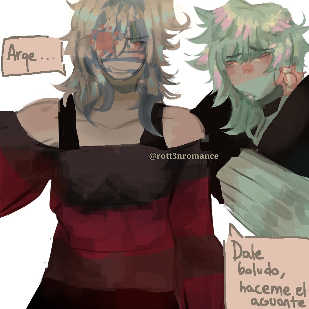 rott3nromance's tweet photo. amo mis diseños de países latinos muehehehehrhe
uruguay y argentina yay!!!
#countryhumans #countryhumanslatam #countryhumansuruguay #countryhumansargentina #argentina #uruguay https://t.co/47ZRcSJdfM