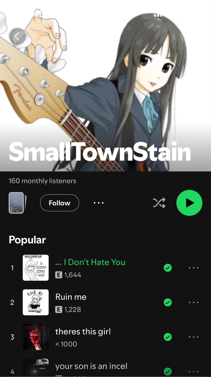 SmallTownStain's tweet photo. hello goyim. stream my shitty music cuz i’m so #incelcore 

https://t.co/5m1K1YOBv5 https://t.co/96GoVfIKtQ