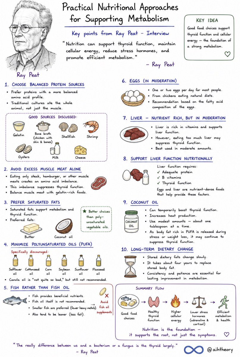 aihtheory's tweet photo. #nutrition #metabolism #thyroid #RayPeat #bioenergetics https://t.co/RVYRHS5ugK