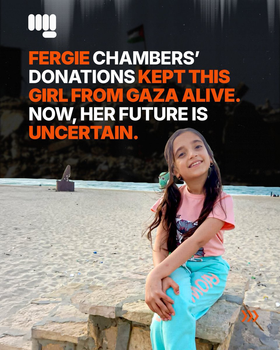 libertadfergiec's tweet photo. 🙏🏿❤️ ¿Conocéis la historia de Sana, esta niña palestina 🇵🇸 que vive refugiada en Egipto, y su relación con Fergie Chambers?

👇🏾 Sana padece síndrome urémico hemolítico, una grave enfermedad renal. Fergie era su principal donante de ayuda médica. (Sigue hilo 🧵👇🏾) https://t.co/Y15NSsoCit