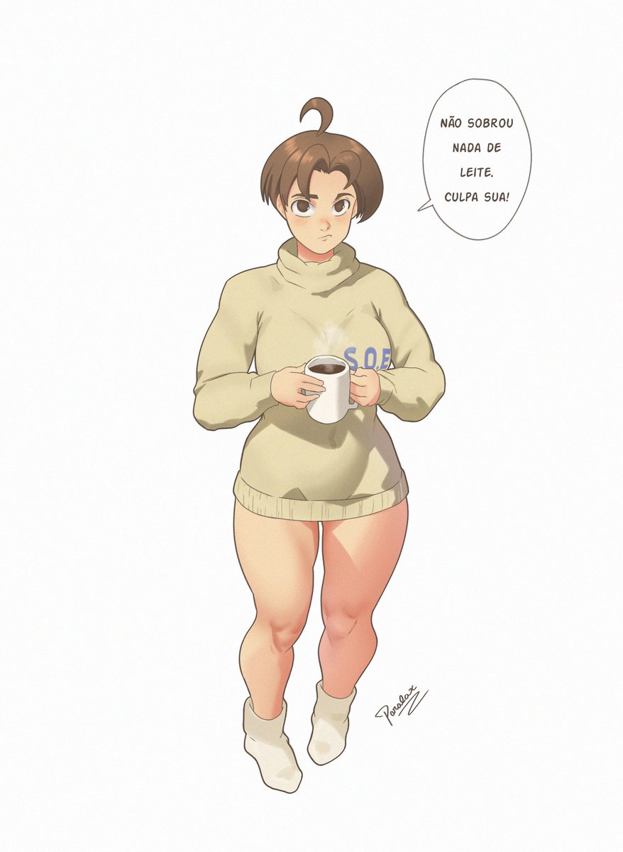 Paralax_98's tweet photo. Aviso de utilidade pública: nunca deixe a Milana no seco logo cedo. ☕🥛
#Milana #Drawing #CharacterDesign #ArteBrasileira" https://t.co/TZXiTgfFwt