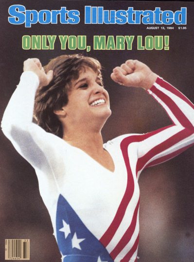 OldSchool80s's tweet photo. Aug 3, 1984: USA's Mary Lou Retton became 1st gymnast outside of Eastern Europe to win Gold medal in all-around competition at Summer Olympics. #80s https://t.co/hACAI7A180