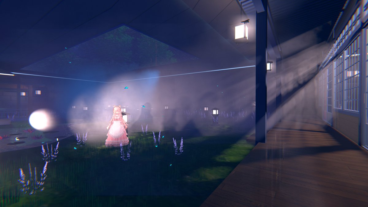 elxest's tweet photo. 最適化しようと色々やった結果描画関連全換装してVRCLV3に対応してしまいました https://t.co/qeMpIXmbNs