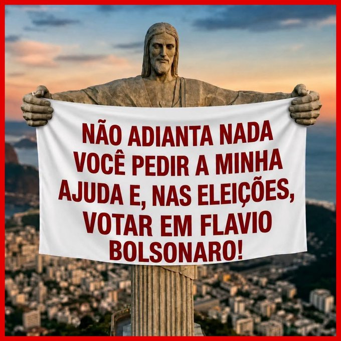 LulaoRei's tweet photo. O recado de Cristo! https://t.co/6utuTJnIB9