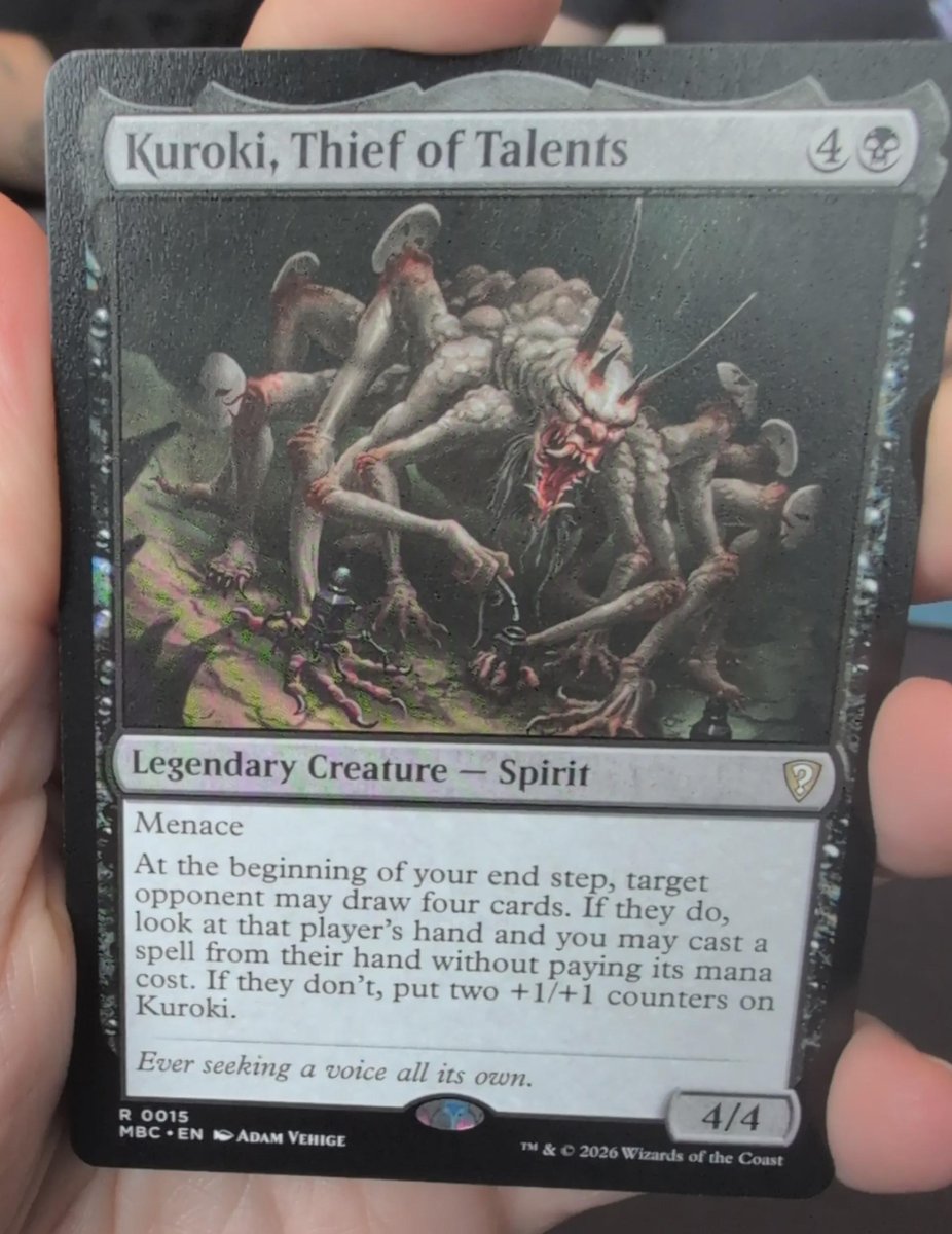 UntapDeck's tweet photo. From Mystery Booster Commander Edition cards... that puppet master, wasn't that an alternative art for MTG Arena's China servers? 🤔

Also a new Kamigawa beastie, callback to Battlebond, and a reminder of the true power in Mercadia ^_^
#magicthegathering https://t.co/oKjVHRaY18