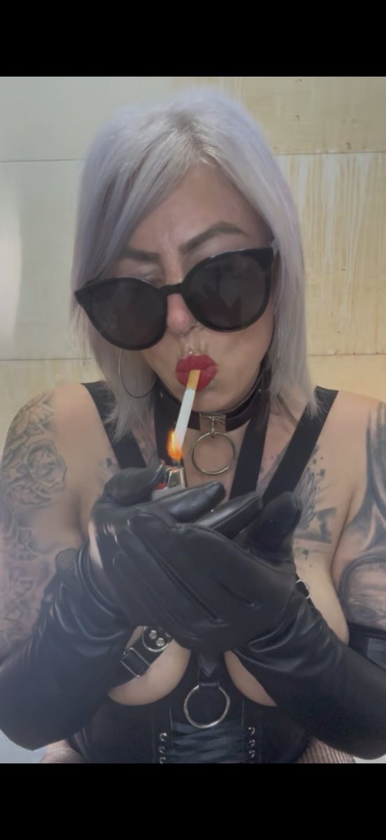 GoddessKSmokes's tweet photo. I know that you dream about me you fucking loser! #smokingfetish #glovefetish #operagloves #glovesmoking #smokinggoddess #leathergoddess #sexysmoking #glovegoddess #capnolagnia #bossbitch https://t.co/oUoMAGawPD