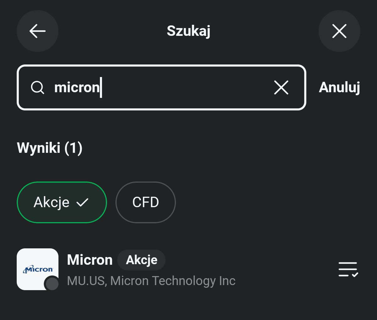 marexis8's tweet photo. W #XTB nie pomylicie już akcji/ETF z CFD. W najnowszej wersji aplikacji wyszukiwarka posiada filtry dla instrumentów.

Myślę, że ten news warto podać dalej