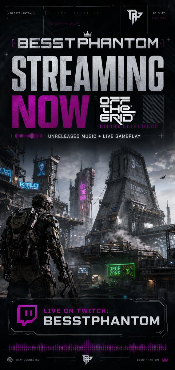 BesstPhantom's tweet photo. I'm live on Twitch, come hang out! https://t.co/MfsTzybOQl https://t.co/Yy5x60AjTa