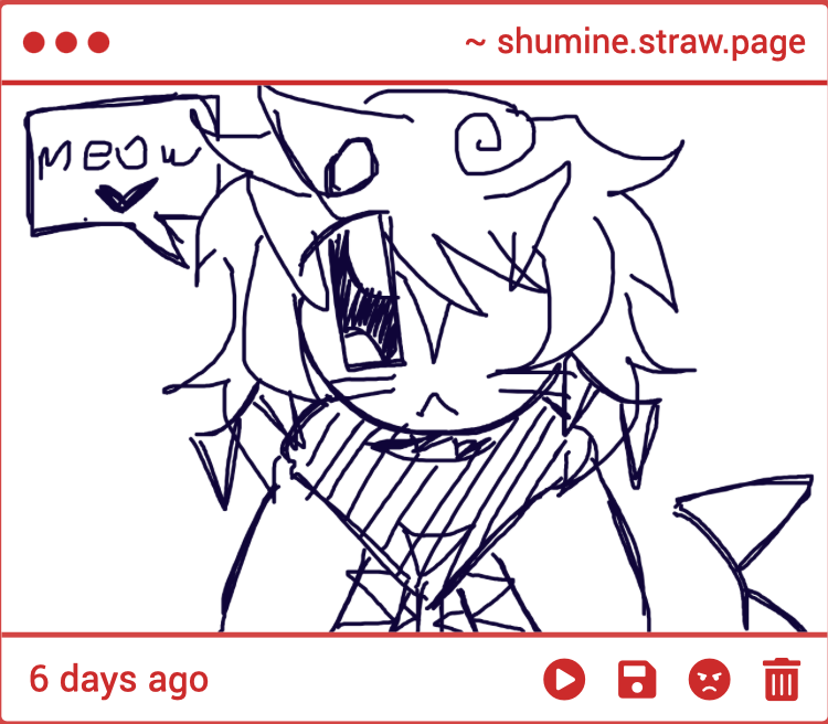 shu_mine7's tweet photo. I like their eyes here. made me think of a kittytime design so here!! https://t.co/0QVcVIdaoR