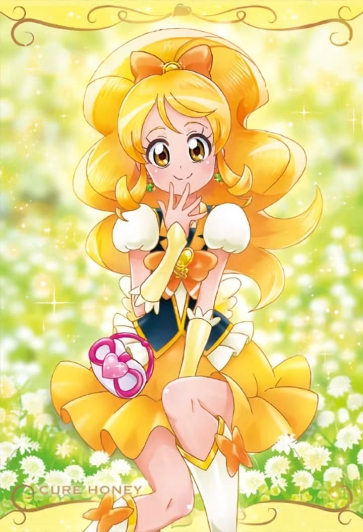 SonicACovington's tweet photo. @Omori_Yuko @Omori_Yuko Your Transform Outfits Made of white blouse with a dark navy vest with gold lining. The sleeves are puffed up and pale yellow.goldenrod skirt has a large ruffly trim.gains medium-length light yellow wristbands with whitr frilly tips and a gold trim, and white boots. https://t.co/iSSsypTvnb