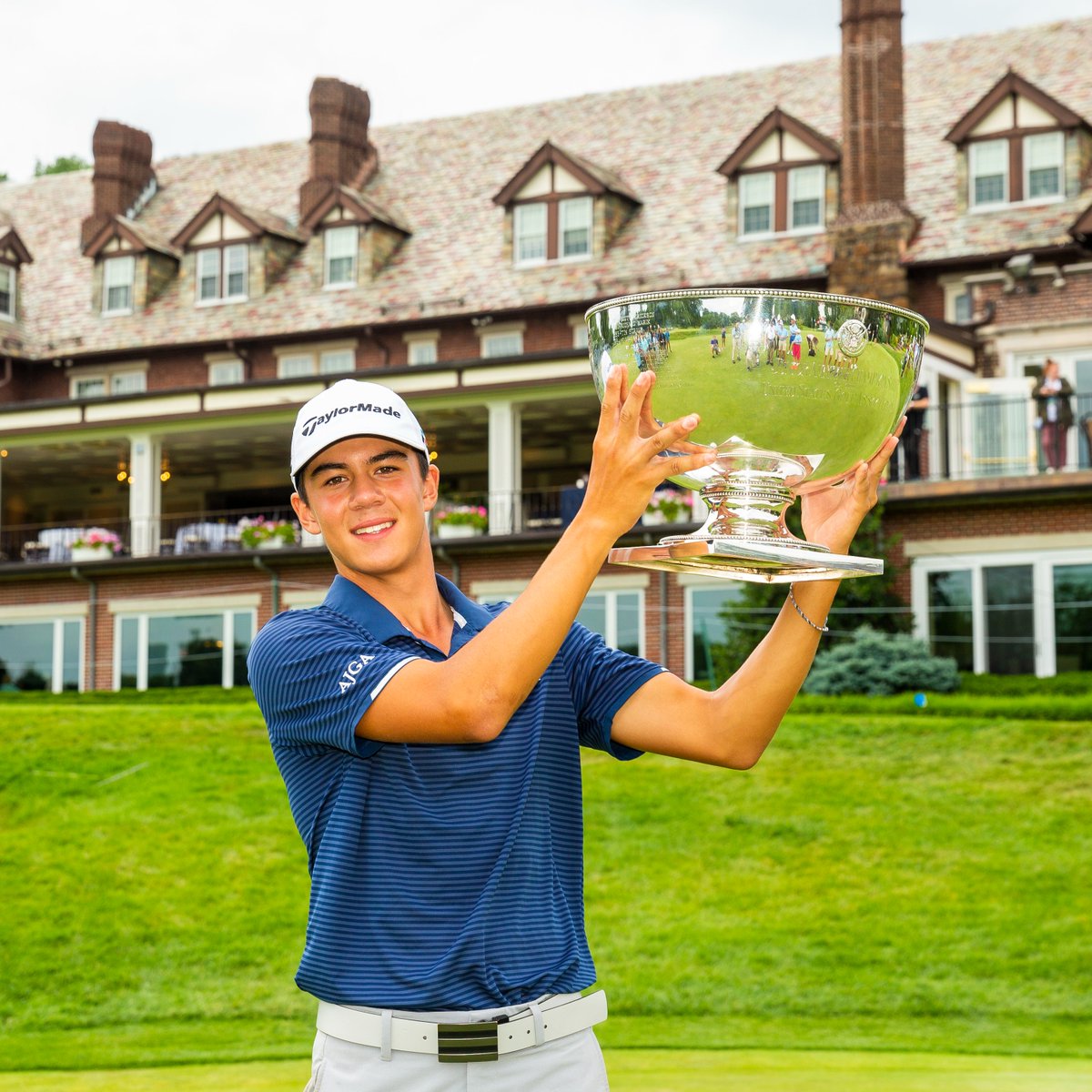 USGA's tweet photo. Congratulations to our 2018 U.S. Junior Amateur champion Michael Thorbjornsen on his first @PGATOUR victory! https://t.co/HpHCVYN0n4
