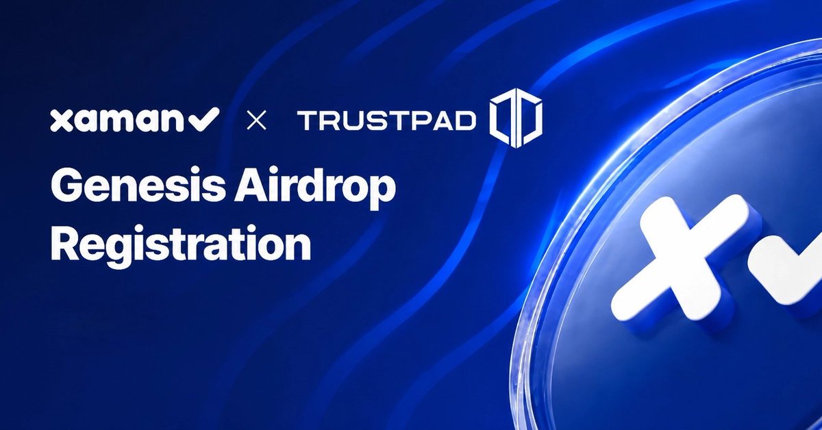 XRPL_Xaman's tweet photo. 🪝 Huge News: Exclusive Collab with TrustPad is LIVE!

We’ve partnered with @TrustPadGlobal for an epic rewards program with major perks - only for our most active wallet users. 

Claim your reward now &amp; check if you qualify before it’s gone!