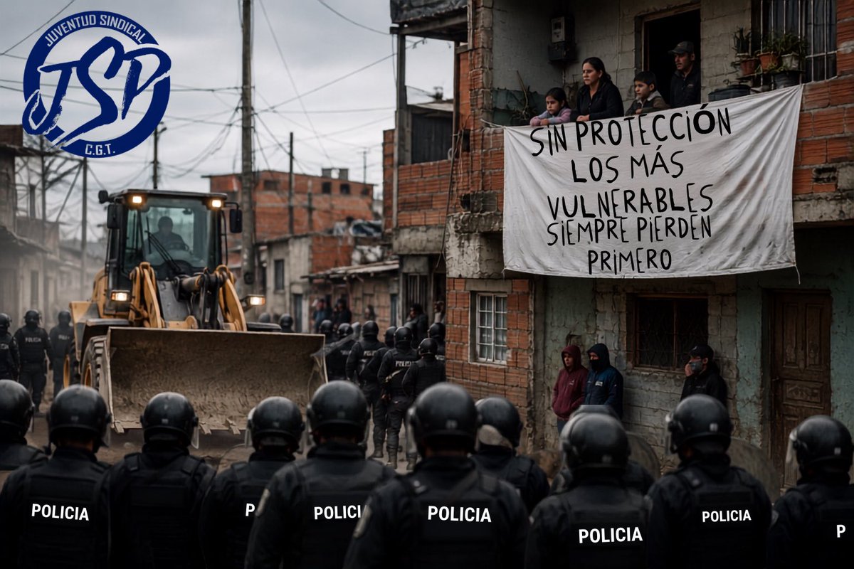 CgtJuventud's tweet photo. El proyecto desregula herramientas que hoy protegen a los barrios populares y debilita los procesos de regularización de miles de familias.

Cuando se eliminan esas garantías, los más vulnerables quedan más expuestos.

La vivienda también es una cuestión de justicia social. https://t.co/A3f16JlKyB