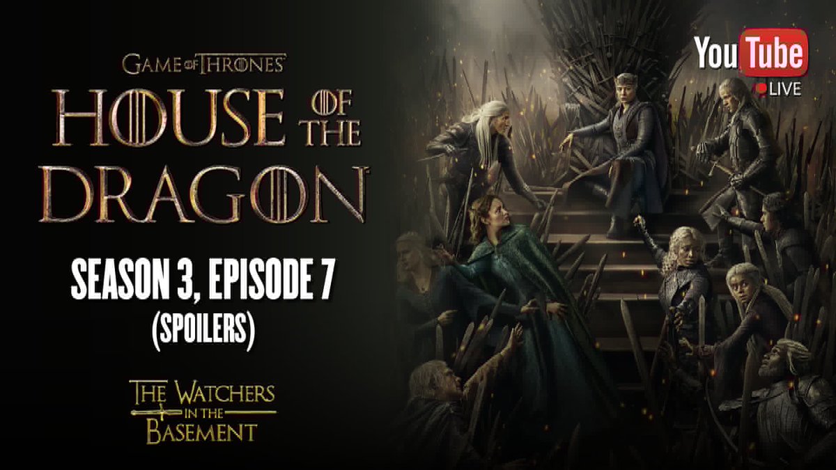 WatchBasement's tweet photo. Tasked by Rhaenyra, Alicent heads to Harrenhal to face Aemond in the penultimate episode of the season. Join The Watchers TONIGHT right after episode seven airs on HBO and HBOMax as we provide our instant reactions. #HouseOfTheDragon #HOTD 

Subscribe: https://t.co/lFTR90wJoz https://t.co/g0AEjp95gf