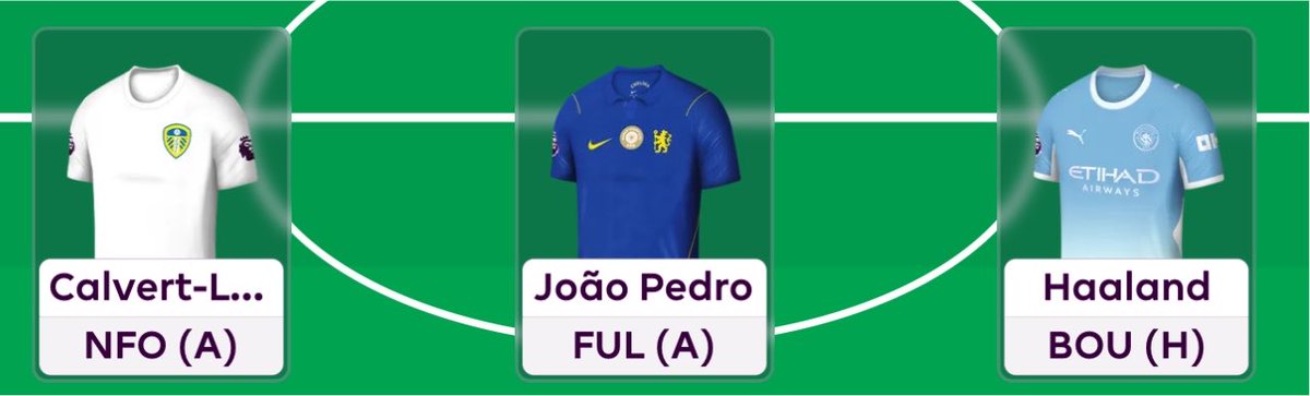 FPLKamran's tweet photo. May as well lock the front three in. #FPL https://t.co/7mCnQkd6BW