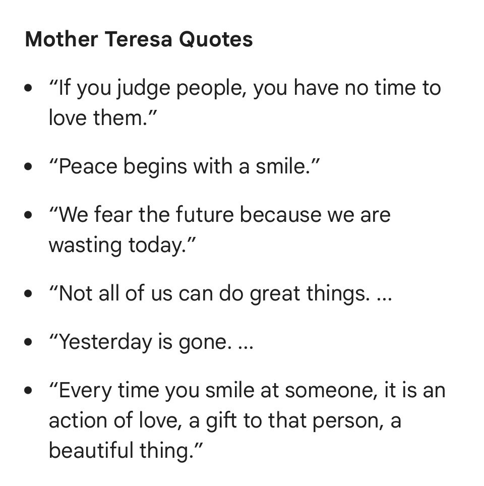 Jany4getmenot's tweet photo. Mother Teresa🌹 https://t.co/QYSUQXFMrh