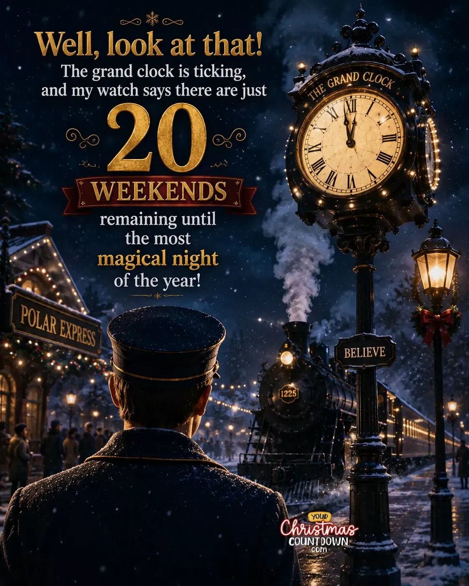 christmas_clock's tweet photo. 20 MORE WEEKENDS BEFORE #CHRISTMAS!
🕒 https://t.co/08kJVAWqc2 🎄🎅 https://t.co/403ysi8Kyy