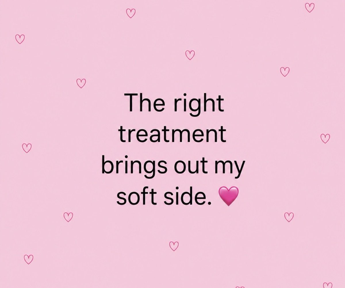 thelovergyalie's tweet photo. When the treatment is right… so is the vibe 💗 https://t.co/AmUeihpKo6