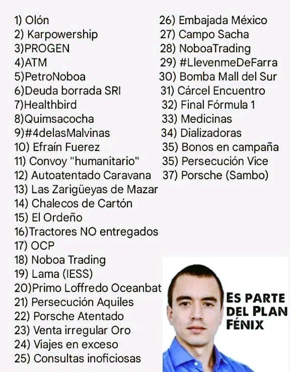 TomCooperNico21's tweet photo. @sugatito90 @cnegobec @TCE_Ecuador 🚨Los candidatos #YadiraBayas #Viteri del narco gobierno han pisoteado el piso con las normas y las leyes electorales y las instituciones sometida$ @cnegobec @TCE_Ecuador y sus funcionarios comprados al facho fanfarrón atrevido y vicioso #NarcoNoboa. 
#NosGobiernanDelincuentes‼️ https://t.co/1CE3vIcQ5C