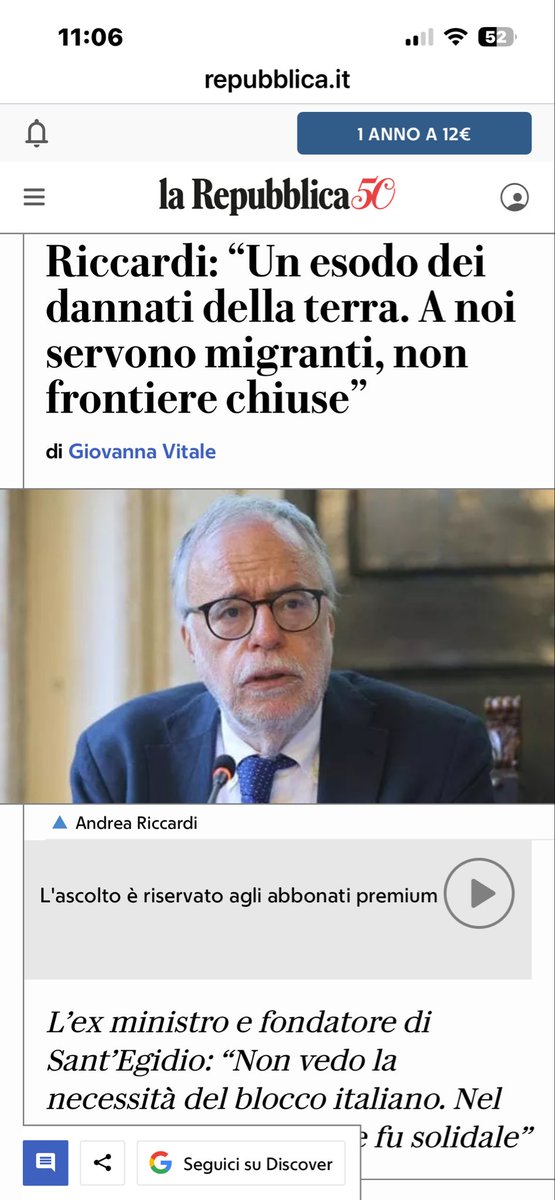 ChanceGardi's tweet photo. Il solito Ricciardi capo di Sant'Egidio, che a Natale durante il COVID, non faceva entrare a mangiare i senzatetto non vaccinati, e che preferisce aiutare i musulmani rispetto ai cristiani. Che uomo caritatevole, con i soldi degli altri. https://t.co/tWGBhYeW8j