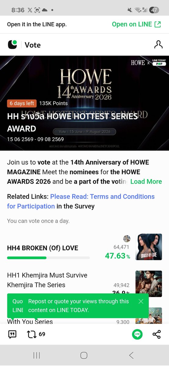 Fayeyokoluv's tweet photo. We almost done #Fayemily 🥰till end of votes🤝

https://t.co/N5xtuOV2mY

https://t.co/YI694jmqcA

https://t.co/NiwJPh9ibb

https://t.co/fuh3mwELRX

#FayePeraya #ฝ้ายพีรญา
#FayeAtom #ฝ้ายอะตอม
#AtomPariya #อะตอมปริยะ https://t.co/mWNrRRTcx0