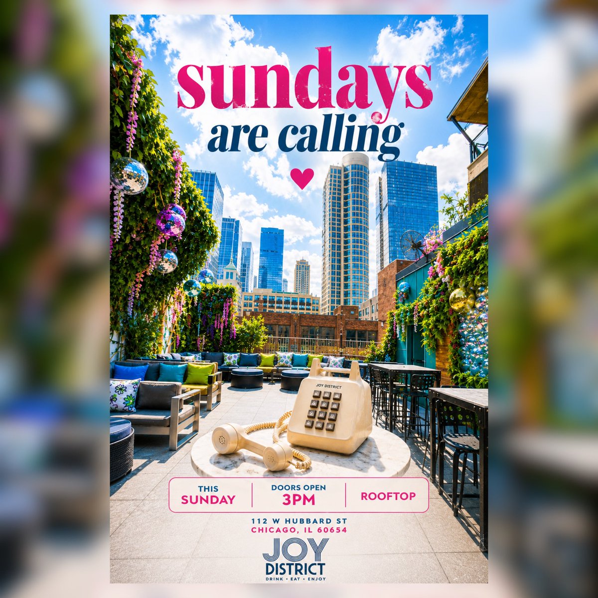 DJMILEHIGH's tweet photo. Sunday Funday Tap In 🔥 #MHC 🎫

RESERV (PATIO BRUNCH)
JOY DISTRICT (ROOFTOP)
BEVY ON SUNDAY https://t.co/KY9cejilX5
