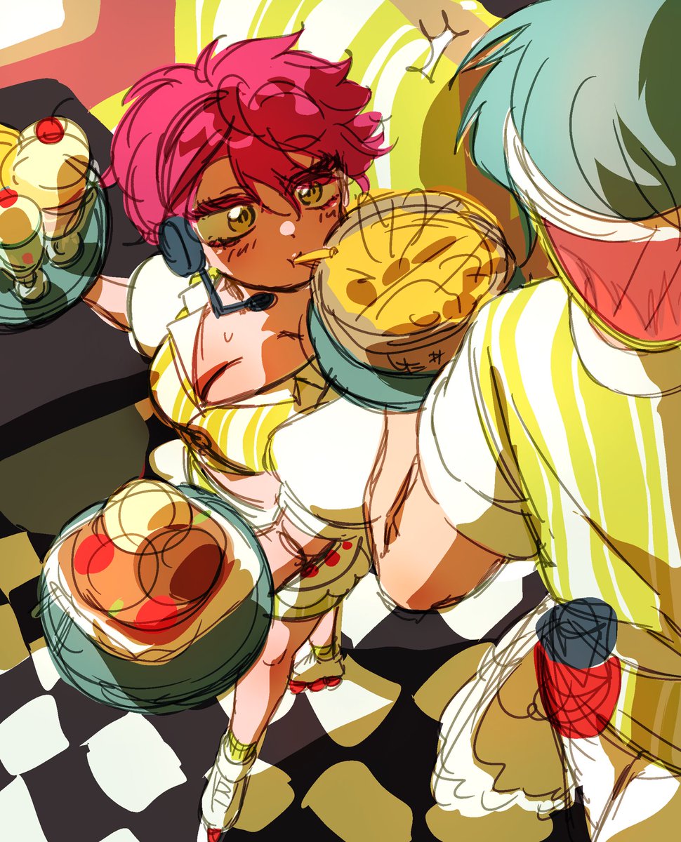 Ye___Poi's tweet photo. ラフ https://t.co/xziTqZ5hih