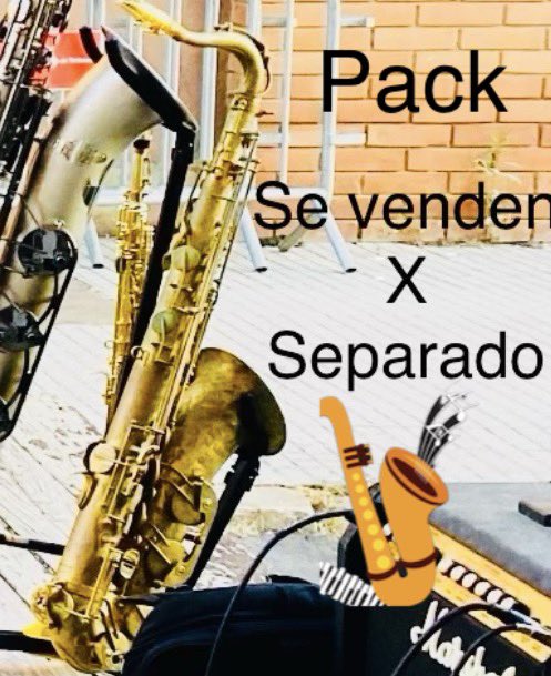 lojazzman's tweet photo. Vendo "Saxo Tenor Cannonball Big Bell Mad Med (MATE)" en Wallapop

https://t.co/QQGkFi2pVC https://t.co/xYTMjxBXg3