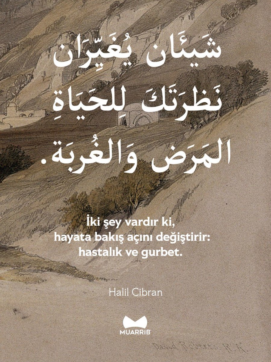 muarrib's tweet photo. Biri bedenine, diğeri ruhuna yalnızlığı öğretir. Hastalık da gurbet de insana hayatın asıl gerçeğini hatırlatır https://t.co/OYLA1uhUGU