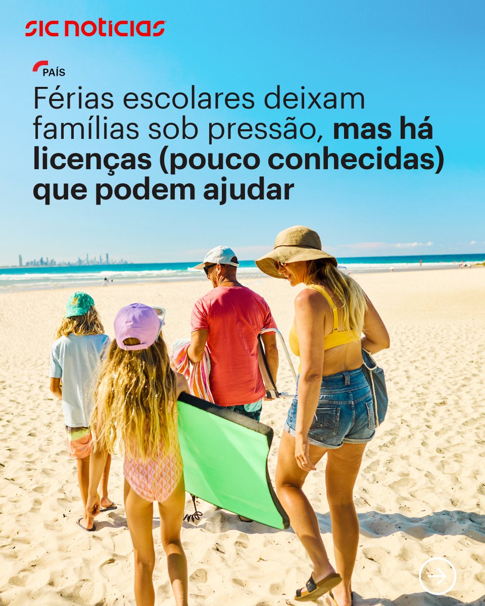 SICNoticias's tweet photo. E se lhe dissessem que existem licenças que permitem aos pais ficar com os filhos durante as férias de verão sem depender da aprovação da empresa? Para muitas famílias, ATL, campos de férias ou a ajuda dos avós parecem ser as únicas soluções para fazer face às longas interrupções letivas. No entanto, a advogada e consultora de Direitos Parentais, Marta Esteves, lembra que a lei prevê mecanismos que passam despercebidos a muitos pais e que lhes permitem acompanhar os filhos durante este período.

Saiba toda a informação aqui: https://t.co/aZ5Pc8nRMr

#licencas #ferias #feriasescolares #criancas #filhos #direitosparentais #news #sicnoticias