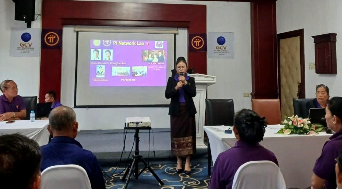 lurima_pi's tweet photo. 🇱🇦 CONGRATULATIONS TO GCV LAO ON A SUCCESSFUL PI & GCV EDUCATIONAL ACTIVITY

On behalf of the GCV Core Team, I extend my warmest congratulations to Ms. Vongphachan Vongsouvan, Head GCV Ambassador of Lao PDR, President of Pi Network Lao, and Special Chair Envoy GCV Lao, together with the entire GCV Lao leadership team, organizing committee, honorary advisors, merchants, volunteers, and all participating pioneers for the successful conduct of the Pi & GCV Educational Activity held on August 1, 2026, at Khounmixay Hotel, Lao PDR.

This successful educational activity reflects the unwavering commitment of the GCV Lao community to advancing education, strengthening the Pi & GCV ecosystem, promoting responsible participation, and expanding real-world utility through collaboration and community engagement.

I also extend my sincere congratulations to Mr. Khamphonh Chiomounnhalath on his appointment as Chair Envoy for Bolikhamxay Province. May your leadership inspire more pioneers to serve with integrity, dedication, and excellence.

Congratulations as well to the three outstanding merchants who received recognition certificates. Your continued support and commitment to promoting Pi utility play an important role in strengthening the local ecosystem and encouraging wider community participation.

The participation of 66 attendees, including pioneers and merchants, demonstrates the growing enthusiasm of the Lao community to learn, collaborate, and contribute to building a stronger and more sustainable ecosystem. Every educational activity brings us one step closer to achieving our shared vision of empowering pioneers through knowledge, ethical leadership, and meaningful community engagement.

Thank you to every organizer, volunteer, merchant, speaker, and participant whose dedication made this event a success. Your collective efforts continue to inspire communities around the world.

Together, through education, integrity, collaboration, and service, we will continue to build a stronger, more trusted, and more sustainable Global GCV Movement.

Congratulations once again to GCV Lao! Wishing you continued success as you educate, empower, and inspire more pioneers across Lao PDR and beyond. 🇱🇦

Lumari ✍️
Chair Global Executive Director
GCV Core Team

@PiCoreTeam @PurpleLotusGCV @jojo102102 @NoncePadja @mousaviradmajid @JasonWong_Pi @daoviet1983 @Nguyet888888 @Phuocdientyphu @gfc199 @Ruengaroon2481 @SiourySamer @ArtSolival   @LIENCHE0307 @AliYanik65 @Lowcupking @baikoketsi12279 @BrijeshMaloo @rameshb_shetty @ATinnn98466 @Jintaekjun @KAMALBELHAJ2 @moalusi_l @FongangGid20896 @arlandvaldez @BrijeshMaloo @RAJKUMA65328491
@PrachanVsv 
@Sujay_gcv