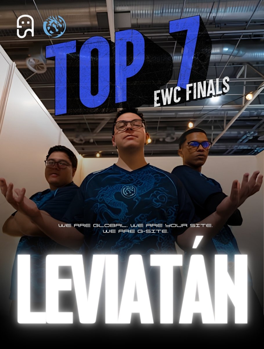 GSITEGG's tweet photo. @LeviatanGG logra el Top 7 en #EWC 

No podemos estar mas orgullosos de @zDark29_, @DeusAmirr, @criminalgod_ representando lo región y siempre al más alto nivel. 

Levanten la cabeza por que toda una región esta orgullosa de ustedes, si suena LATAM ON TOP es por ustedes... gracias LEV