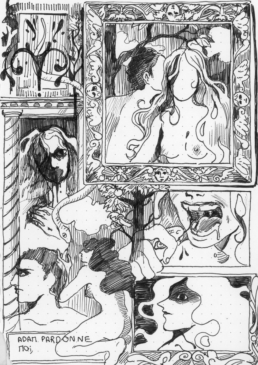 Bb_Kadum's tweet photo. Last year i did a sort of a fanzine i guess ? I just drew all the idea i had in my mind ??? https://t.co/LczwRVOZzv
